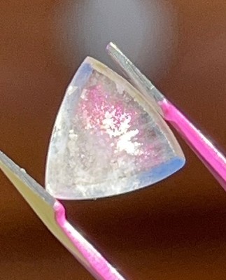 PFS-2 Pink Fire Quartz 3.10ct 10x10x4mm Brazil one mine worldwide