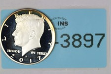 2017-S 50C KENNEDY SILVER HALF DOLLAR PROOF CAMEO TYPE COIN SLAB-3897
