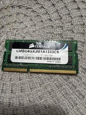 Corsair 4Gb 1333Mhz PC3-10600 DDR3 SODIMM laptop memory RAM 5011