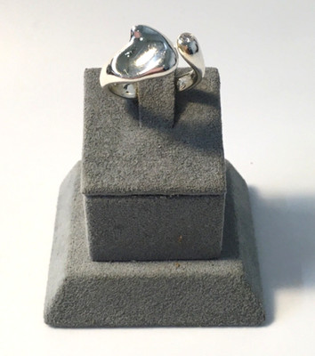 Tiffany & Co. Elsa Peretti Ring Sterlingsilber Vollherz Diamant 0,925