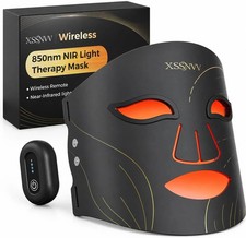 Red Light Therapy Mask for Face, Wireless LED Face Mask, 272 LEDs 850nm Infrared
