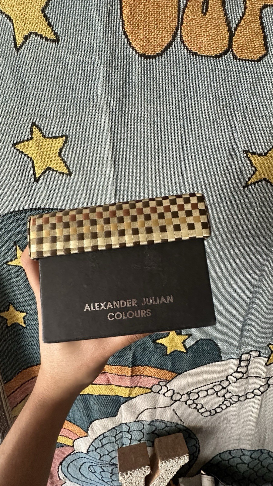 Tie And Cuff Link Set, Two Patterns Alexander Jul… - image 4