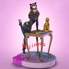 Catwoman Model Kits Unpainted 3D Printing Garage Kit 1/8 1/6 1/24 Scale