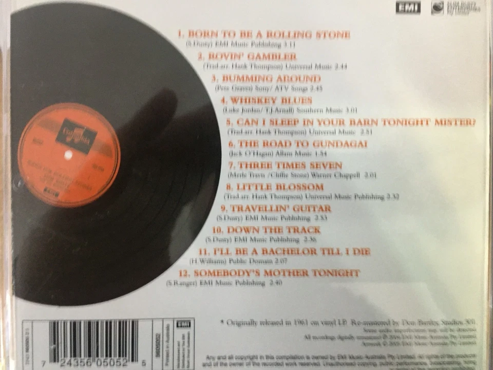 SLIM DUSTY - Songs For Rolling Stones (1961) CD EMI Exc Cond! - image 2 of 2