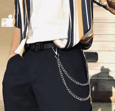 Men s Hip Hop Chain for Belt Loop Fashion Punk Rock Hip Hop Jewelry Accessory