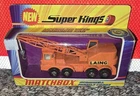 Matchbox Lesney Superkings K-12 Scammell Crane- ORANGE "Laing", NIB