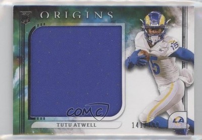 2021 Panini Origins Rookie Jumbo Jerseys 141/199 Tutu Atwell #RJJ-TA RC 0ym4
