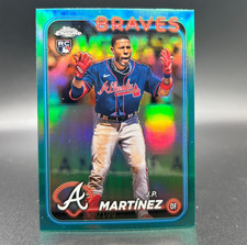 J.P. MARTINEZ (Rookie) - 2024 Topps Chrome #294 - Aqua Refractor /199 (RC)