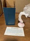 FENTON glass rosalene trout koi fish paper weight #430 of 2000