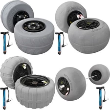 VEVOR Balloon Beach Wheels Replacement Beach Tires 9/13/15.7-inch PVC/TPU
