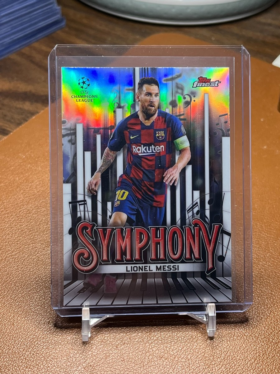 Lionel Messi 2024-25 Topps Finest UEFA #SY-2 Symphony