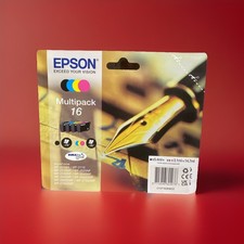 EPSON 16 MULTIPACK stylo plume - 4 cartouches d'encre originales Neuf et emballé