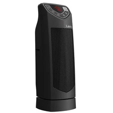 Lasko Ceramic Mini Tower Heater: Portable Indoor Space Heater for Bedroom, Adjus
