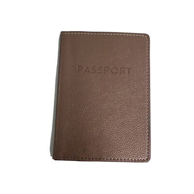 Eccolo Rose Gold Passport Cover NEW 3.25x5.25 (older passport Fit) Marks/NEW