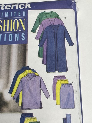 Butterick Misses Jacket Duster Tunic Size 8 10 12 Uncut Sewing Pattern 5699 - Picture 4 of 7