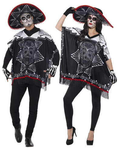 Skeleton Costume Mens Halloween Skeletons Outfit Fancy Dress Day Of the Dead - Picture 23 of 28