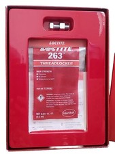 Loctite 263 Red Hi-Strength Permanent Threadlocker Sample Trial .5 ml Bolt