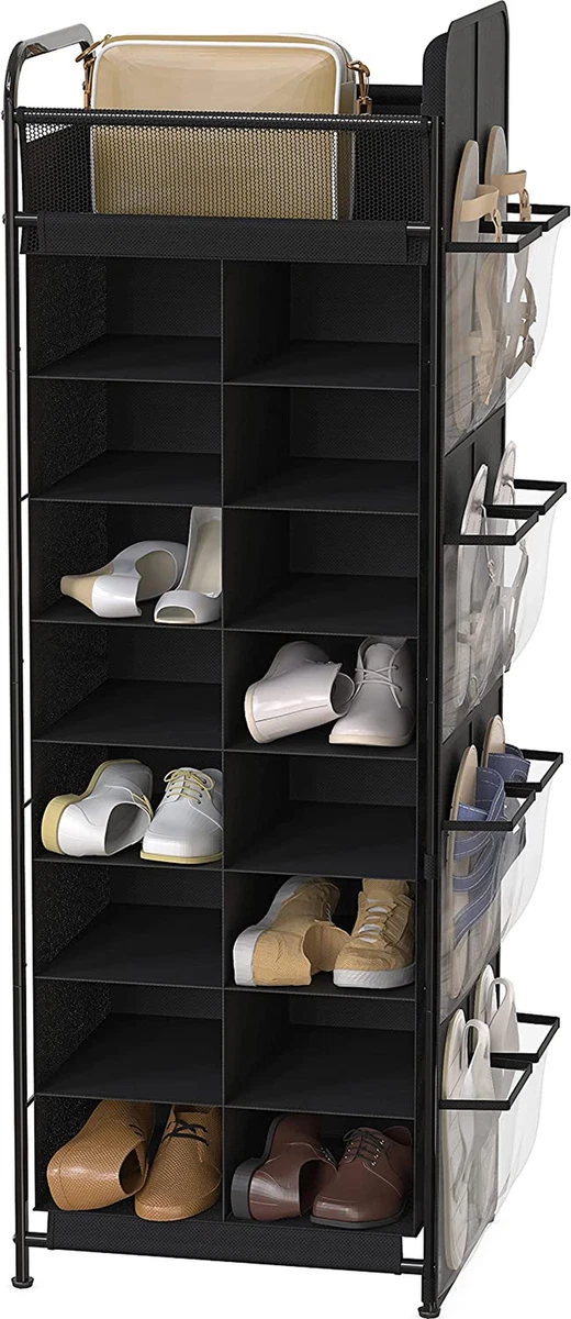  Simple Houseware 5-Tier Shoe Rack Storage Organizer, Grey :  Home & Kitchen