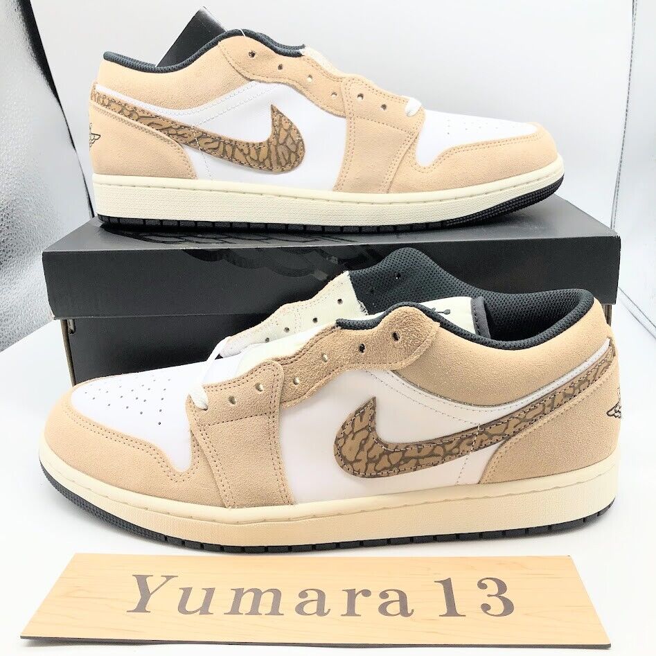 Nike Air Jordan 1 Low SE Brown Elephant Black DZ4130-201 Nike Air Jordan 1 Low SE Brown Elephant Black DZ4130-201