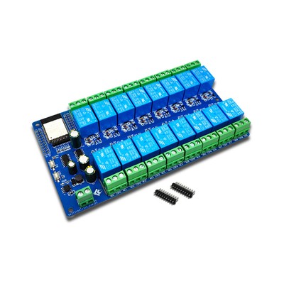 DC5V-12V ESP32 16 Way Relay Module Development Board ESP32-WROOM Secondary