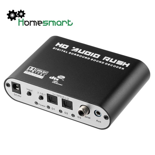 5.1 Audio Gear Digital to 5.1 CH Analog Surround Sound Rush AC3/DTS Decoder AHS - Bild 12 von 19