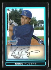 Cody Rogers 2009 1st Bowman Chrome Draft Picks & Prospects Refractors #BDPP42