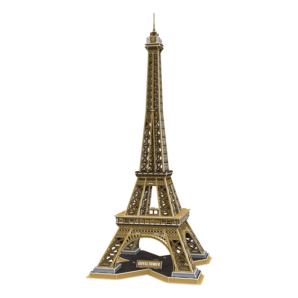 Puzzle 3D TORRE EIFFEL PARIGI NATIONAL GEOGRAPHIC 80 pezzi CubicFun - Immagine 2 di 4