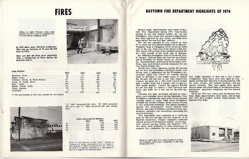 Baytown Texas Firefighters 1975 Yearbook Highlights History Photos Local Ads - Picture 4 of 7