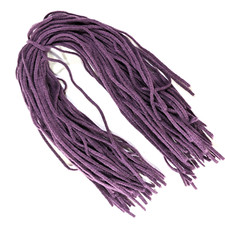 Wool Strips Rug Hooking Color MED PLUM 322, 18" long 4 Cut 50 ct. Dorr Mill