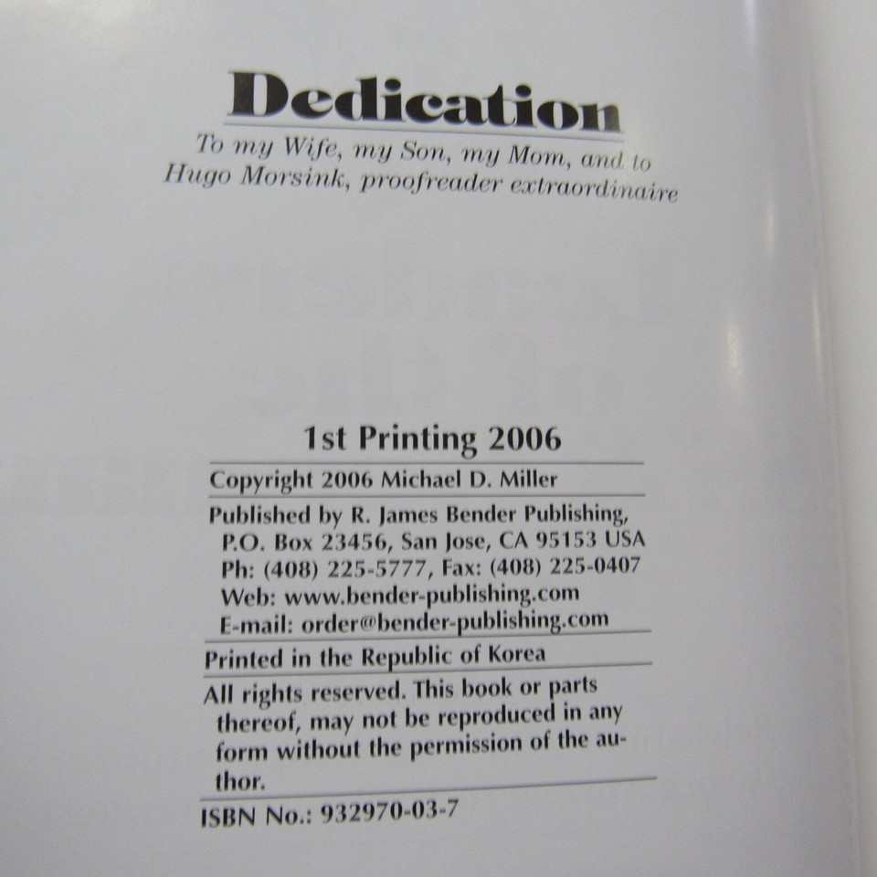 Leaders of the SS & German Police Vol 1 Michael Miller Bender Pub. 1st