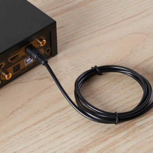 onn. 6' Digital Optical Audio Toslink Sound Bar TV Cable, Black - Picture 4 of 7