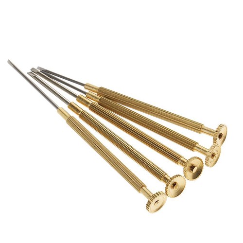 5pcs Watch Screwdrivers Set Kit Jewelers Flat Repair Tools For Watchmaker - Picture 10 of 12