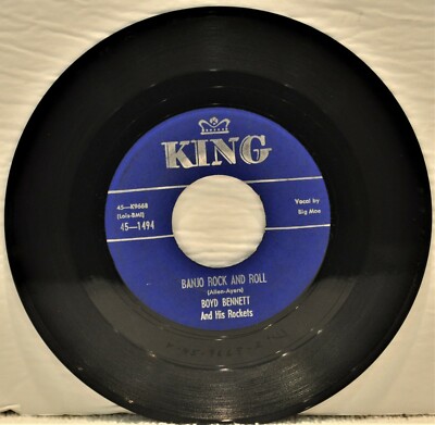 BOYD BENNETT & HIS ROCKETS ''Banjo Rock And Roll / My Boy-Flat Top'' 45 RPM