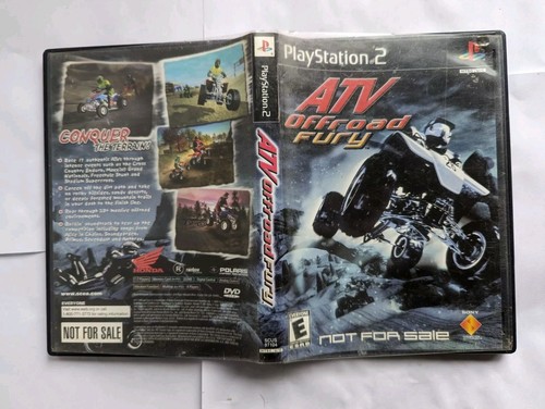 ATV Offroad Fury PS2 Sony Playstation 2 Not For Resale Authentic