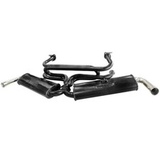 Empi 3648 Black 1-38 Dual Muffler Exhaust System 1600cc Vw Bugghia Empi 3648 Black 1-38 Dual Muffler Exhaust System 1600cc Vw Bugghia