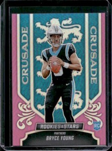 2023 Panini Rookies & Stars Crusade Silver Bryce Young RC /75 Pink Panthers