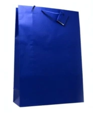 Allgala 12PK Premium XL Solid Color Matte Finish Paper Gift Bags 17x12x5"       