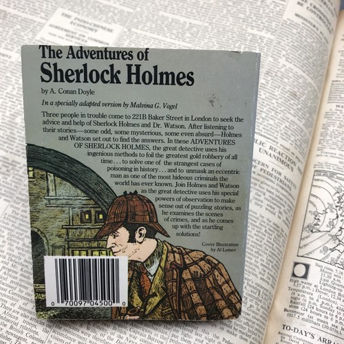 Adventures Of Sherlock Holmes 1983 Moby Illustrated Classics Arthur Conan Doyle - Picture 6 of 24