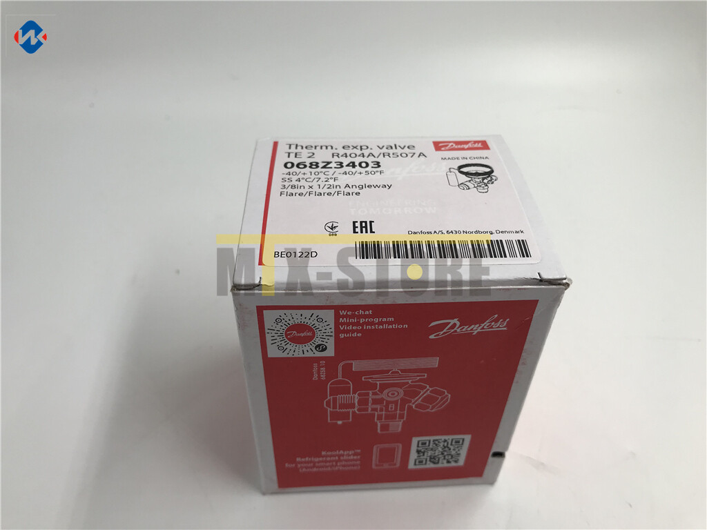 DANFOSS TES2 068Z3403 DÉTENDEUR THERMOSTATIQUE R404A/R507 LIVRAISON DANFOSS TES2 068Z3403 DÉTENDEUR THERMOSTATIQUE R404A/R507 LIVRAISON