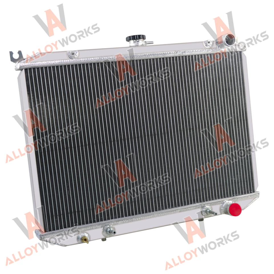 Aluminum 3 Row Radiator For For 1986-94 Nissan D21 1987-1995 Nissan Pathfinder - Image 3 of 4