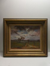 CHANGE IN THE WEATHER GIPPSLAND AUSTRALIAN OIL PAINTING SIGNED RODNEY SYMMONS