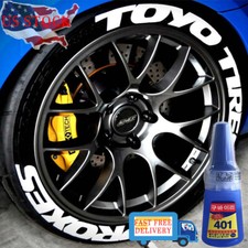 Tire Lettering Sticker TOYO TIRES PROXES 1.06'' 14''-22'' With Glue Adhesive