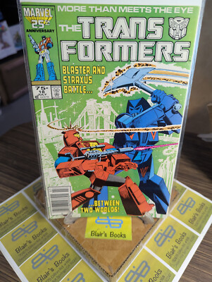 Original Marvel Series TRANSFORMERS #18 *Newsstand Edition* [1986] NM- 9.0 - 9.2
