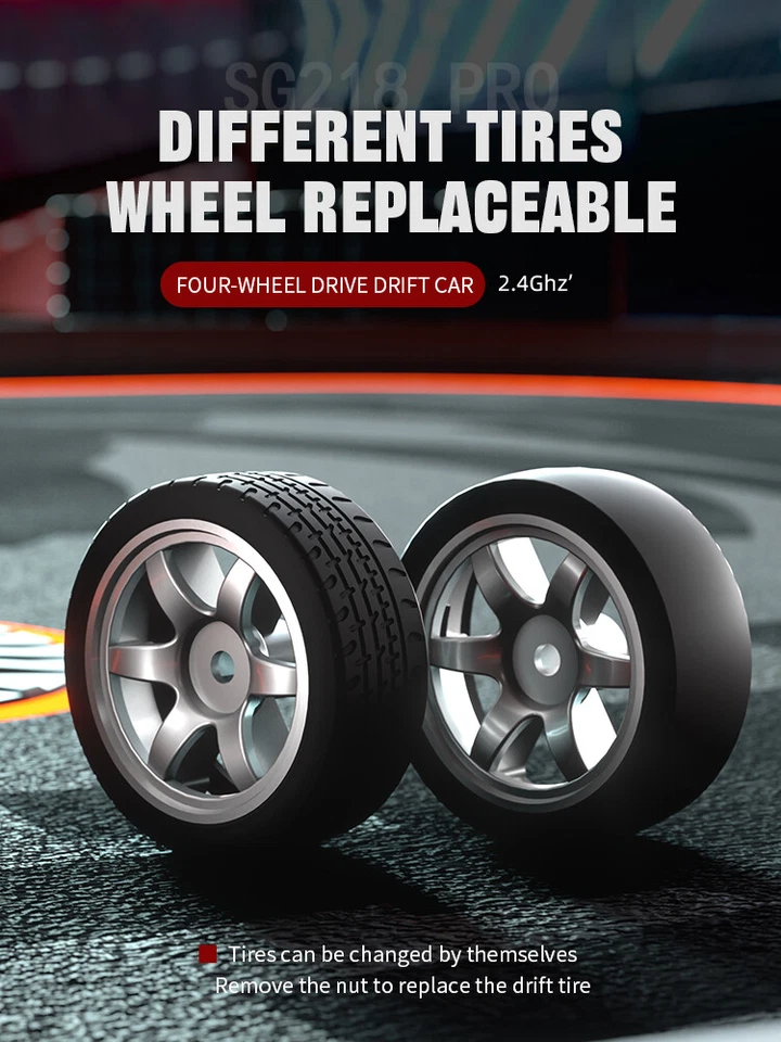 ZLL SG218 PRO RC Drift Vehicle 2.4Ghz Sports Car Scale 1:16 Remote Control Car - Image 4 of 4