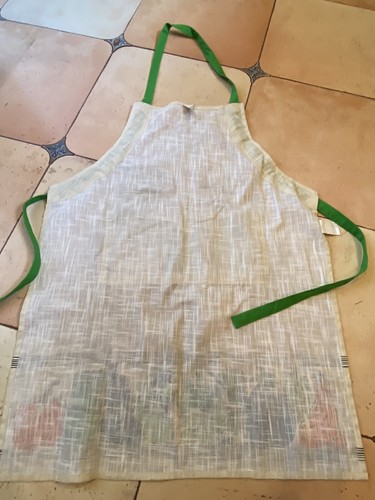 NWOT🍅🫑🍆 (Crate & Barrel) VERA 🐞 Neumann FARMER'S MARKET Bib Apron 🌽🥬🥕NWOT - Picture 6 of 7