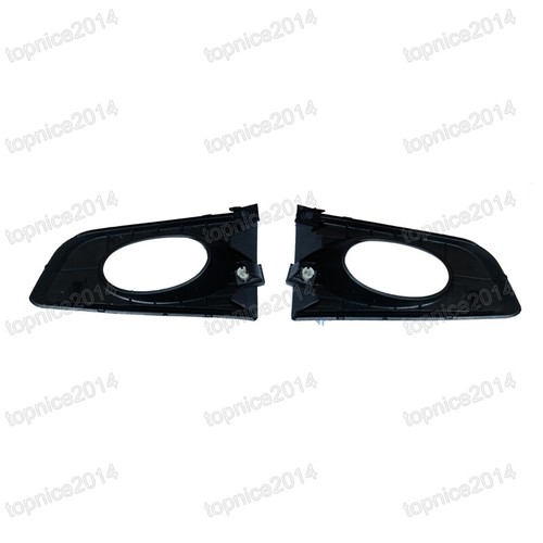 Pair Driving Fog Lights Lamp Cover Bezel For Honda FIT JAZZ GE6 GE8 2009-2011 - Picture 5 of 7