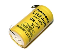 2Pcs Japan Battery 3V ANSI BR-2/3A CR17335 w/Tabs CMOS RTC CNC PLC Backup power