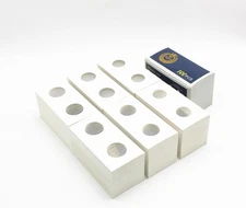 600PCS Coin Flips in 3 Sizes Cardboard Holders for Colletors 2x2