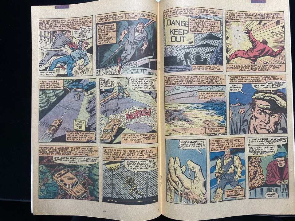 Marvel Two-In-One 86 Bronze Age comic Sandman Thing - image 3 of 4