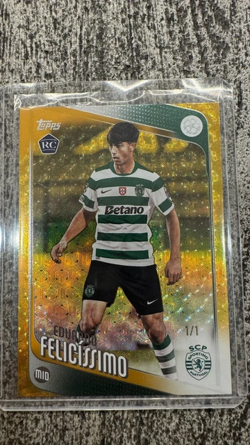 Eduardo Felicíssimo RC 1/1 Topps Gold Rookie Sporting CP